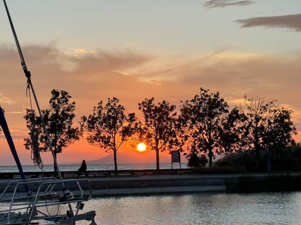 Naplemente balatonszemes